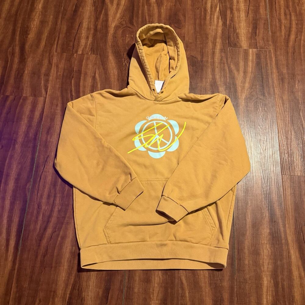 Adidas x Sean Wotherspoon Superturf Hoodie Mens Size Large Brown Sweatshirt